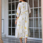 Janasya Light Georgette Floral Tiered Dress | Swadesiicart