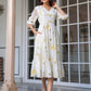 Janasya Light Georgette Floral Tiered Dress | Swadesiicart