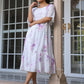 Janasya Light Georgette Floral Fit & Flare Dress | Swadesiicart