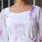 Janasya Light Georgette Floral Fit & Flare Dress | Swadesiicart