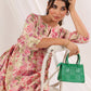 Janasya Bright Cotton Floral A-Line Dress | Swadesiicart