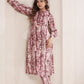 Janasya Light Cotton Tie & dye Straight Kurta Set | Swadesiicart