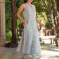 Janasya Light Cotton Floral Straight Kurta Set | Swadesiicart