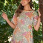 Janasya Light Cotton Floral A-Line Kurta Set | Swadesiicart