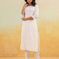 Janasya Light Cotton Embroidered Straight Kurta Set | Swadesiicart