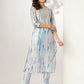 Janasya Light Silk Blend Tie & dye Straight Kurta Set | Swadesiicart
