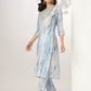 Janasya Light Silk Blend Tie & dye Straight Kurta Set | Swadesiicart
