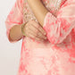 Janasya Light Silk Blend Tie & dye Straight Kurta Set | Swadesiicart
