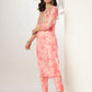 Janasya Light Silk Blend Tie & dye Straight Kurta Set | Swadesiicart