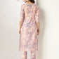 Janasya Light Silk Blend Tie & dye Straight Kurta Set | Swadesiicart