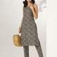 Janasya Dark Cotton Ethnic Motifs Straight Kurta Set | Swadesiicart