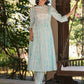 Janasya Light Cotton Tie & dye A-Line Kurta Set | Swadesiicart