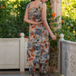 Janasya Dark Cotton Floral Straight Kurta Set | Swadesiicart