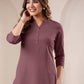 Janasya Light Cotton Solid Straight Kurta - Swadesiicart