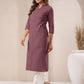 Janasya Light Cotton Solid Straight Kurta - Swadesiicart