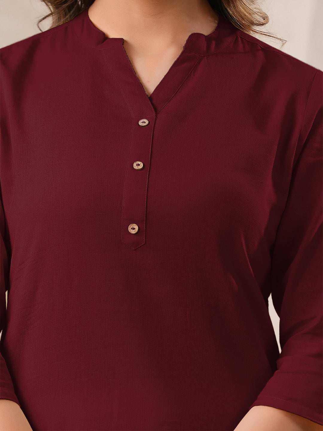 Janasya Light Cotton Solid Straight Kurta - Swadesiicart
