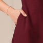 Janasya Light Cotton Solid Straight Kurta - Swadesiicart