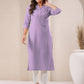 Janasya Light Cotton Solid Straight Kurta - Swadesiicart