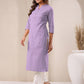 Janasya Light Cotton Solid Straight Kurta - Swadesiicart