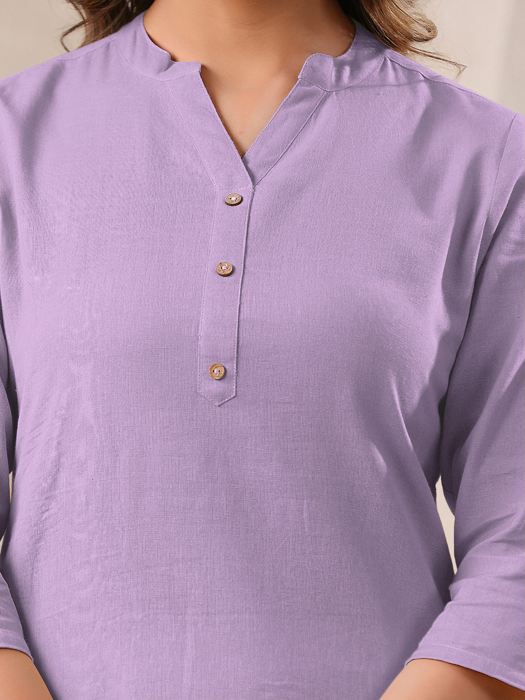 Janasya Light Cotton Solid Straight Kurta - Swadesiicart