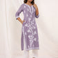 Janasya Light Cotton Embroidered Straight Kurta | Swadesiicart
