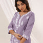Janasya Light Cotton Embroidered Straight Kurta | Swadesiicart