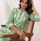 Janasya Light Cotton Embroidered Straight Kurta | Swadesiicart