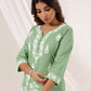 Janasya Light Cotton Embroidered Straight Kurta | Swadesiicart
