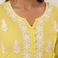 Janasya Light Cotton Embroidered Straight Kurta | Swadesiicart