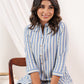 Janasya Light Cotton Striped Straight Kurta - Swadesiicart
