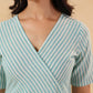 Janasya Light Cotton Striped Straight Kurta - Swadesiicart