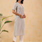 Janasya Light Cotton Striped Straight Kurta - Swadesiicart