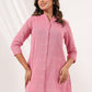 Janasya Light Cotton Solid Straight Kurta - Swadesiicart
