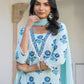 Janasya Light Cotton Floral Straight Kurta Set | Swadesiicart