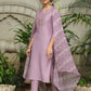 Janasya Light Silk Blend Yoke Embroidery Straight Kurta Set | Swadesiicart
