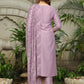 Janasya Light Silk Blend Yoke Embroidery Straight Kurta Set | Swadesiicart