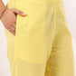 Janasya Light Dobby Cotton Embroidered Straight Kurta Set | Swadesiicart