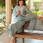 Janasya Light Silk Blend Embroidered Straight Kurta Set | Swadesiicart