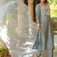 Janasya Light Silk Blend Embroidered Straight Kurta Set | Swadesiicart