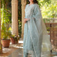 Janasya Light Silk Blend Embroidered Straight Kurta Set | Swadesiicart