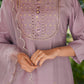 Janasya Light Silk Blend Embroidered Straight Kurta Set | Swadesiicart