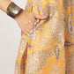 Janasya Bright Silk Blend Floral Straight Kurta Set | Swadesiicart