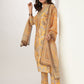 Janasya Bright Silk Blend Floral Straight Kurta Set | Swadesiicart