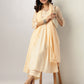 Janasya Light Cotton Yoke Embroidery A-Line Kurta Set | Swadesiicart