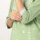 Janasya Light Cotton Embroidered Straight Kurta Set | Swadesiicart