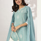 Janasya Light Cotton Embroidered Straight Kurta Set | Swadesiicart
