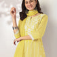 Janasya Light Cotton Embroidered Straight Kurta Set | Swadesiicart