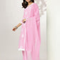 Janasya Light Cotton Embroidered Straight Kurta Set | Swadesiicart