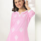 Janasya Light Cotton Embroidered Straight Kurta Set | Swadesiicart