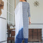 Janasya Dark Rayon Floral A-Line Kurta Set | Swadesiicart